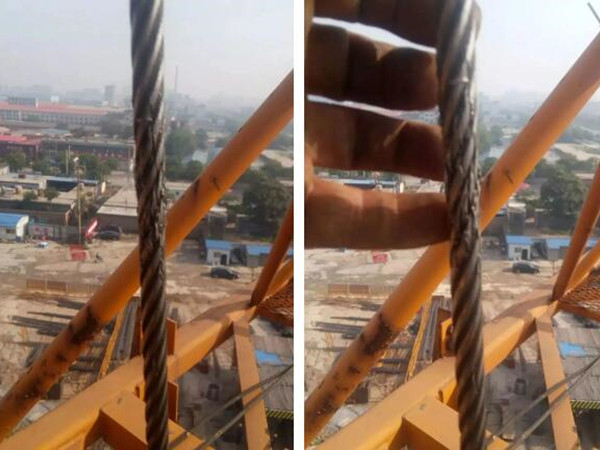 又一起鋼絲繩斷裂事故，造成2人被砸身亡！